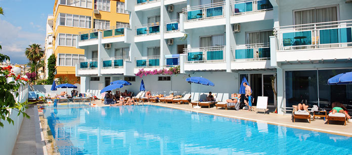 All Inclusive på hotell Blue Diamond.