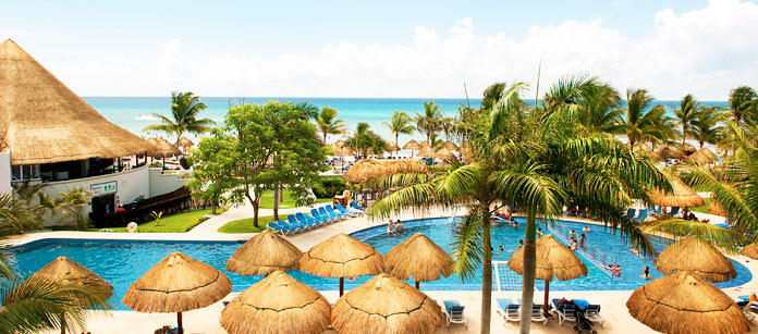 Barnvänliga hotell Sandos Caracol Eco Resort &amp; Spa.