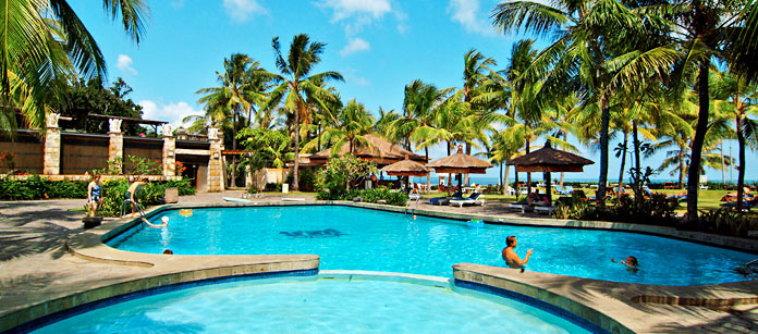 Koppla av på ett spahotell - Bali Mandira.