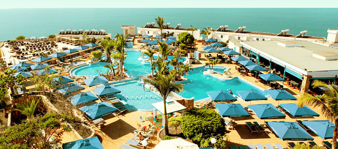 Barnvänliga hotell Puerto Azul.