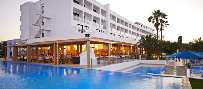 All Inclusive på hotell Mitsis Faliraki Beach.