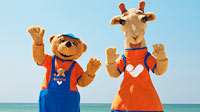 Lollo & Bernie After Beach