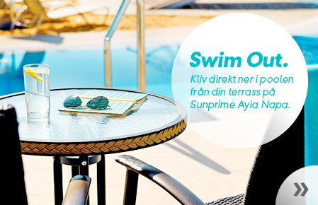 Swim-out - bara att kliva direkt ner i poolen från din terrass