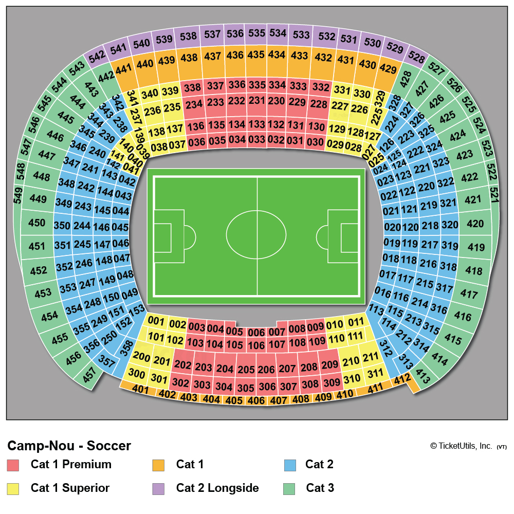 karta camp nou Camp Nou FC Barcelona karta camp nou Camp Nou FC Barcelona